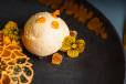 Malva Pudding, Amarula Ice Cream,  Apricot Meebos Jellies, Apricot Sherbert