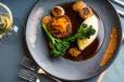 Laingsburg  Slowed Braised Lamb Shoulder, Parmesan Pap, Chakalaka, Tenderstem White Pepper & Roast Garlic Jus